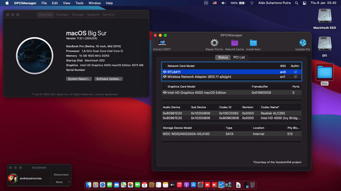Acer Aspire E1 470 [IvyBridge   Intel HD 4000 + PS2]   OpenCore 1